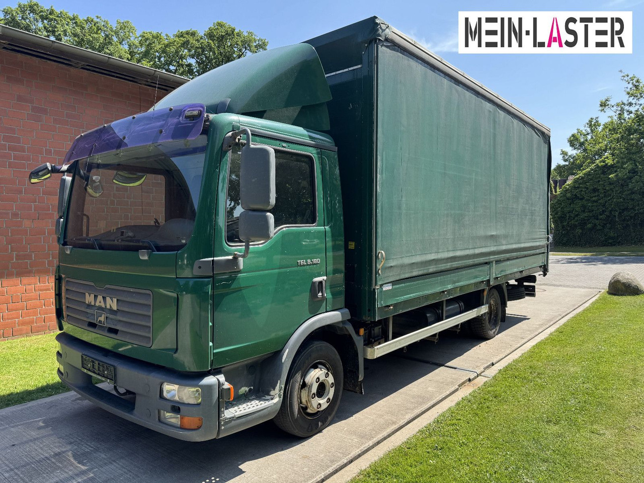 Tenteli kamyonet MAN TGL 8.180 2x AHK  1. Hand Edschaplane R+L: fotoğraf 8