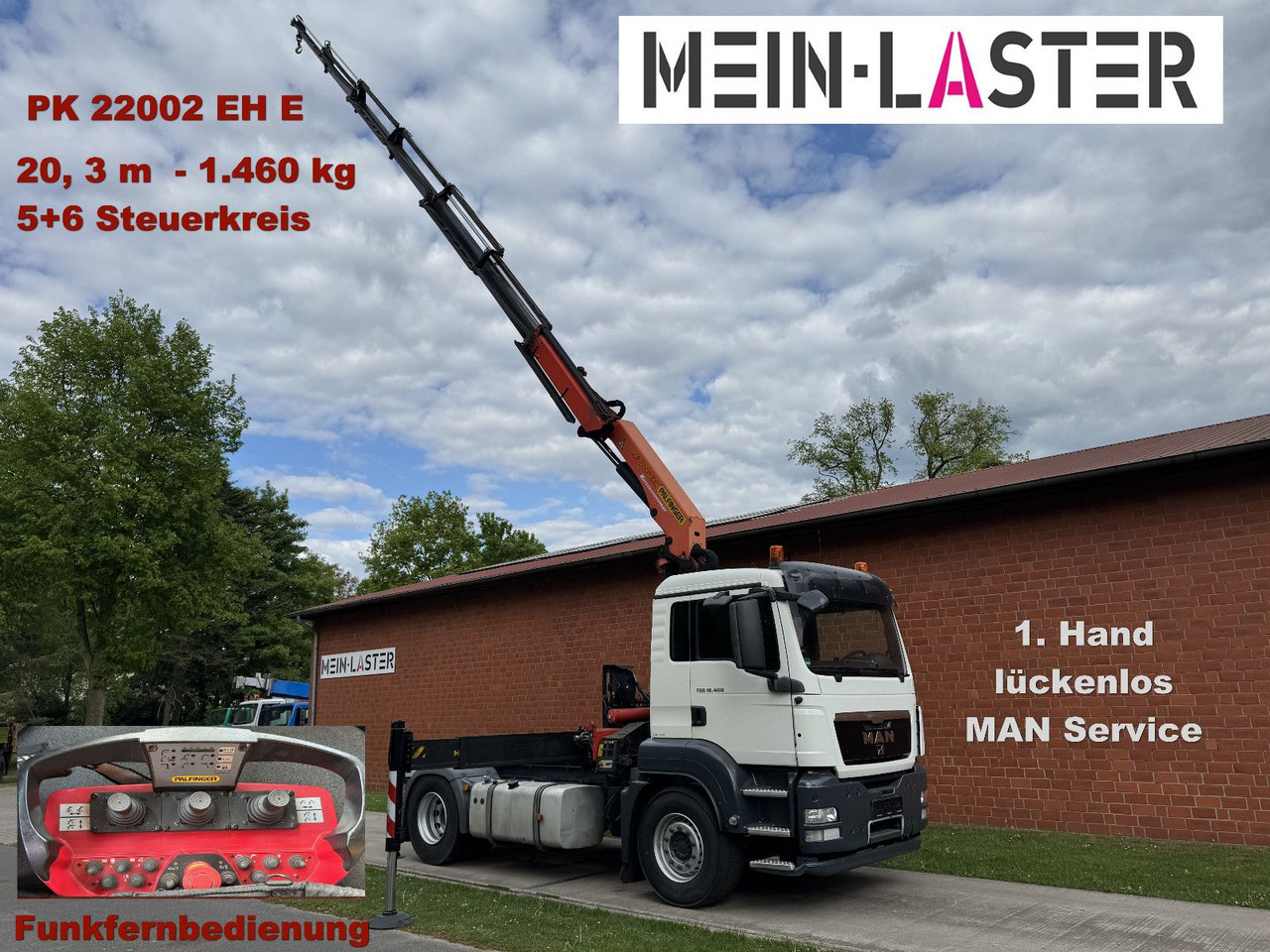 MAN TGS 18.400 PK 22002-E 20 m- 5.550kg + 5/6 Steuer - Vinçli kamyon: fotoğraf 1 MAN TGS 18.400 PK 22002-E 20 m- 5.550kg + 5/6 Steuer - Vinçli kamyon: fotoğraf 1