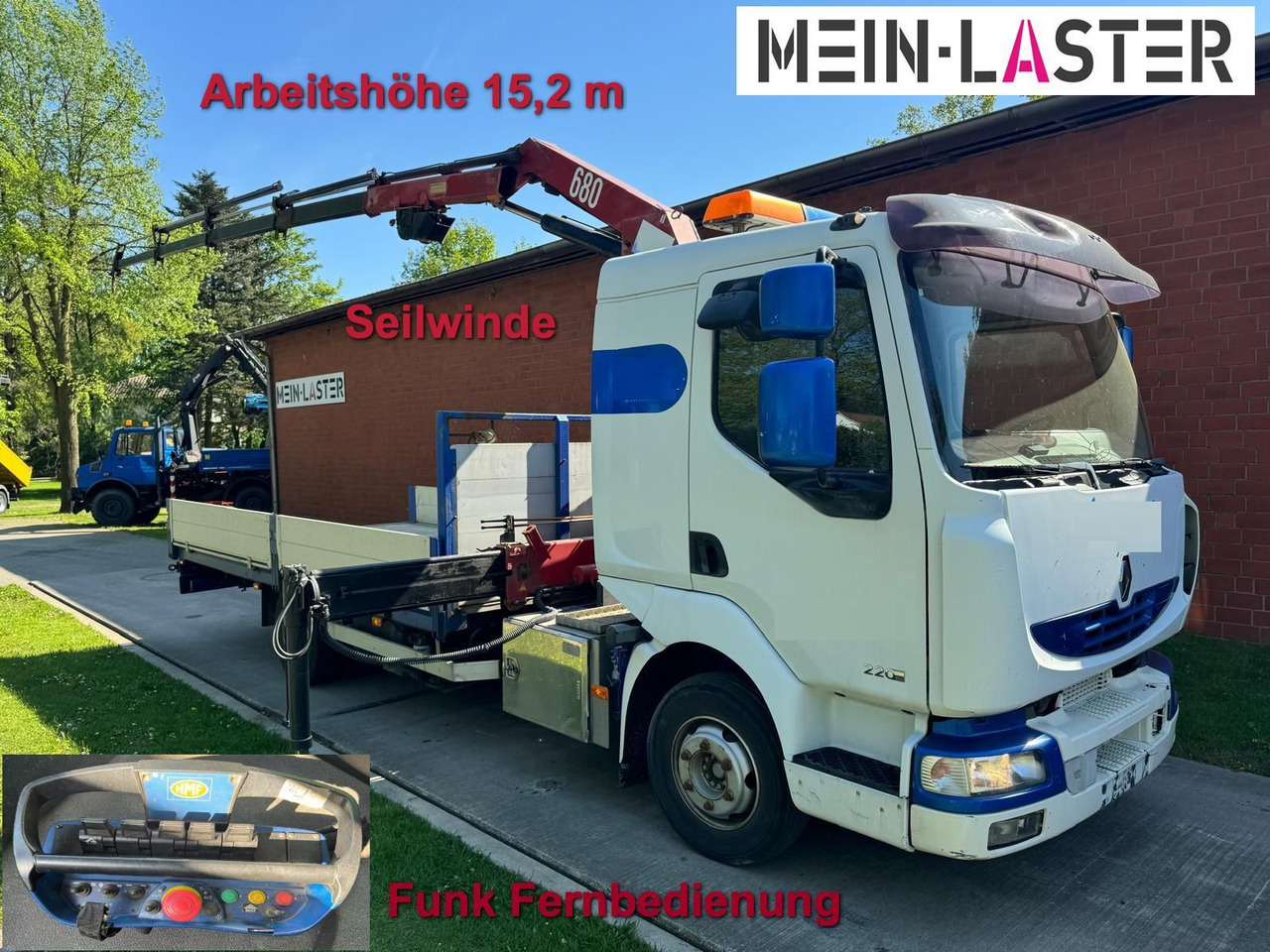 Renault Midlum 220 HMF 683 K4 15m-400 Kg Funk Seilwinde - Vinçli kamyon: fotoğraf 1 Renault Midlum 220 HMF 683 K4 15m-400 Kg Funk Seilwinde - Vinçli kamyon: fotoğraf 1