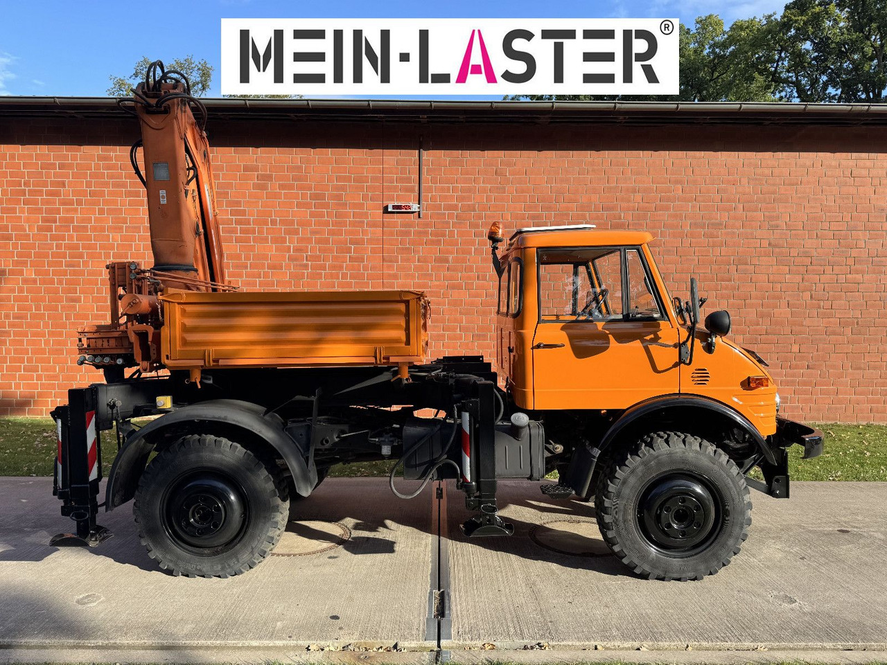 Unimog U 1100 Atlas AK 3006 nur 14.215 km-1. Hand - Vinçli kamyon, Sal/ Açık kasa kamyon: fotoğraf 3 Unimog U 1100 Atlas AK 3006 nur 14.215 km-1. Hand - Vinçli kamyon, Sal/ Açık kasa kamyon: fotoğraf 3