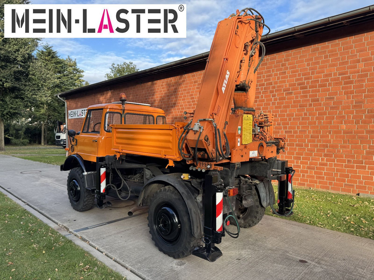 Unimog U 1100 Atlas AK 3006 nur 14.215 km-1. Hand - Vinçli kamyon, Sal/ Açık kasa kamyon: fotoğraf 5 Unimog U 1100 Atlas AK 3006 nur 14.215 km-1. Hand - Vinçli kamyon, Sal/ Açık kasa kamyon: fotoğraf 5