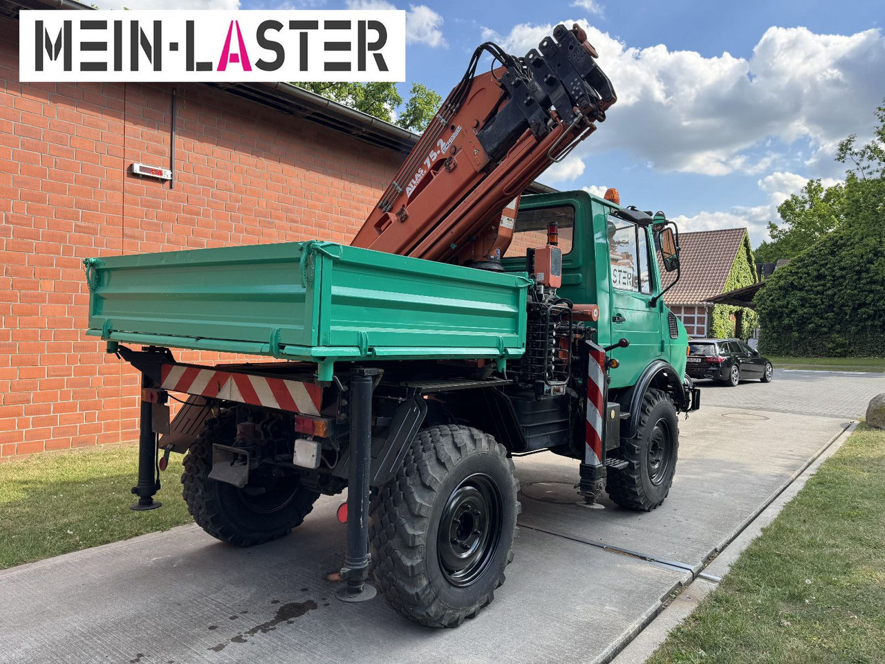 Unimog U 1200 Atlas 75.2 Kran 14 m Funk FB *1. Hand - Vinçli kamyon: fotoğraf 4 Unimog U 1200 Atlas 75.2 Kran 14 m Funk FB *1. Hand - Vinçli kamyon: fotoğraf 4