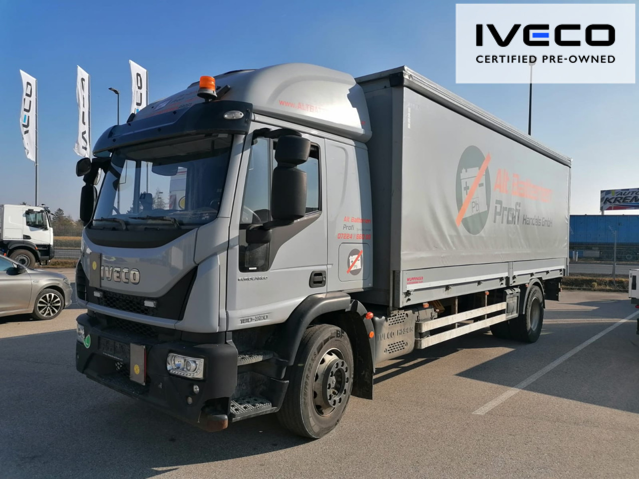 IVECO Eurocargo ML180E32/PEVI_C Euro6 Klima Luftfeder ZV - Tenteli kamyon: fotoğraf 1 IVECO Eurocargo ML180E32/PEVI_C Euro6 Klima Luftfeder ZV - Tenteli kamyon: fotoğraf 1