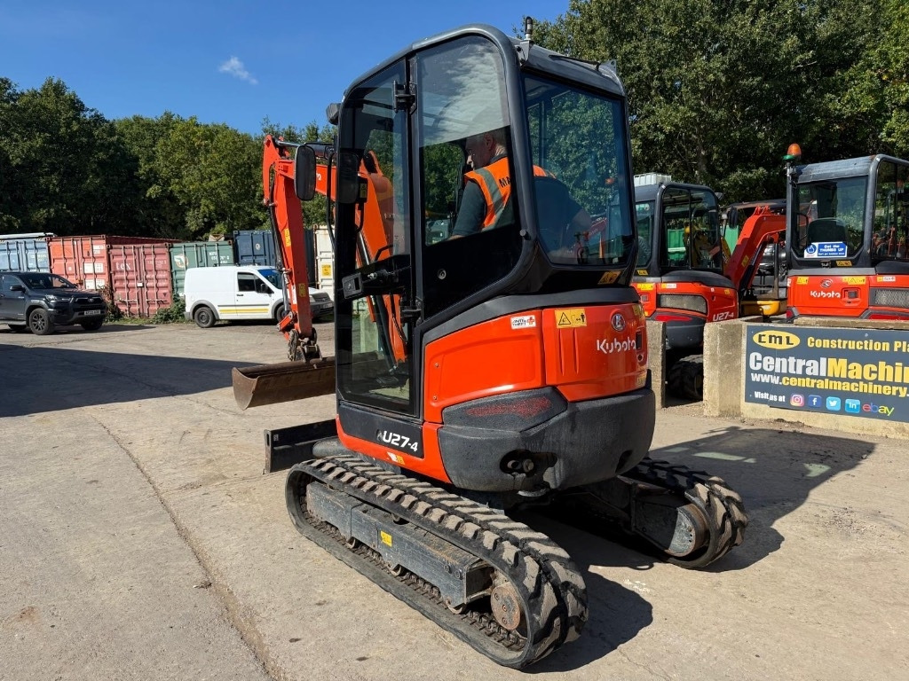 Kubota U 27-4 - Mini ekskavatör: fotoğraf 4 Kubota U 27-4 - Mini ekskavatör: fotoğraf 4