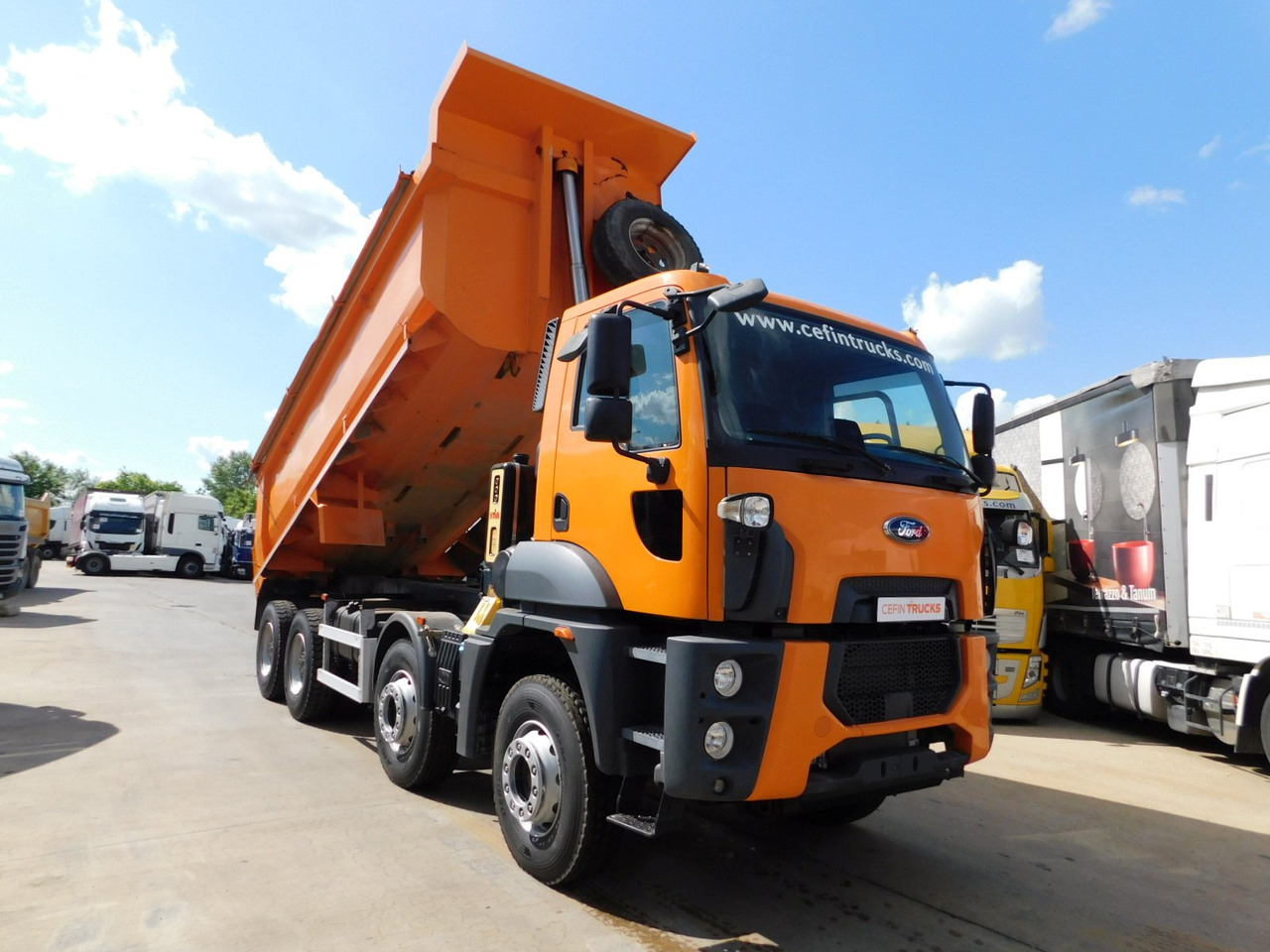 Ford 4142d 8x4 dcab e6 16s2230 - Damperli kamyon: fotoğraf 2 Ford 4142d 8x4 dcab e6 16s2230 - Damperli kamyon: fotoğraf 2