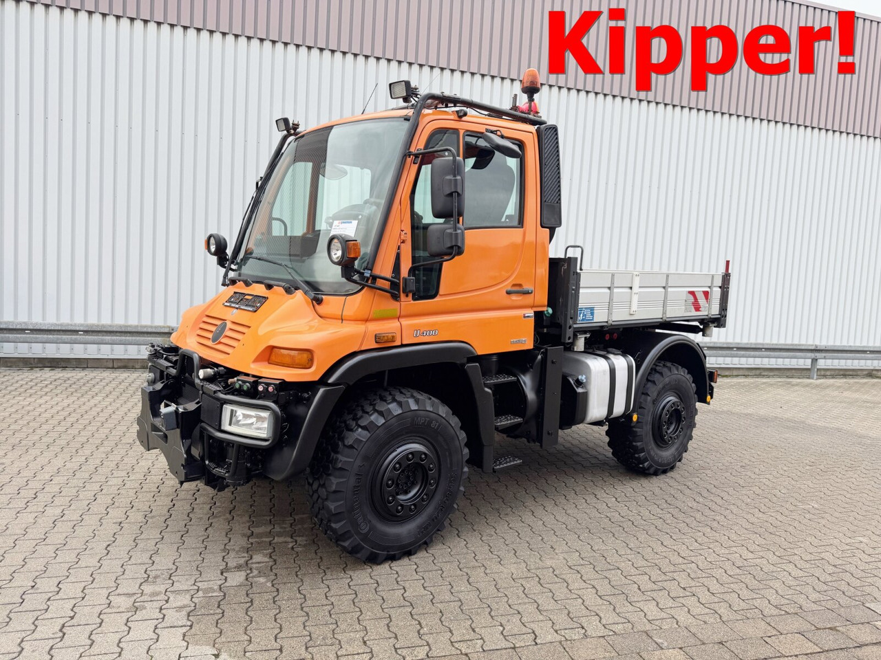 Unimog U 400 405/12 4x4 U 400 405/12 4x4, Kipper, Kommunalhydraulik, VarioPilot, Zapfwelle - Kamyonet: fotoğraf 1 Unimog U 400 405/12 4x4 U 400 405/12 4x4, Kipper, Kommunalhydraulik, VarioPilot, Zapfwelle - Kamyonet: fotoğraf 1