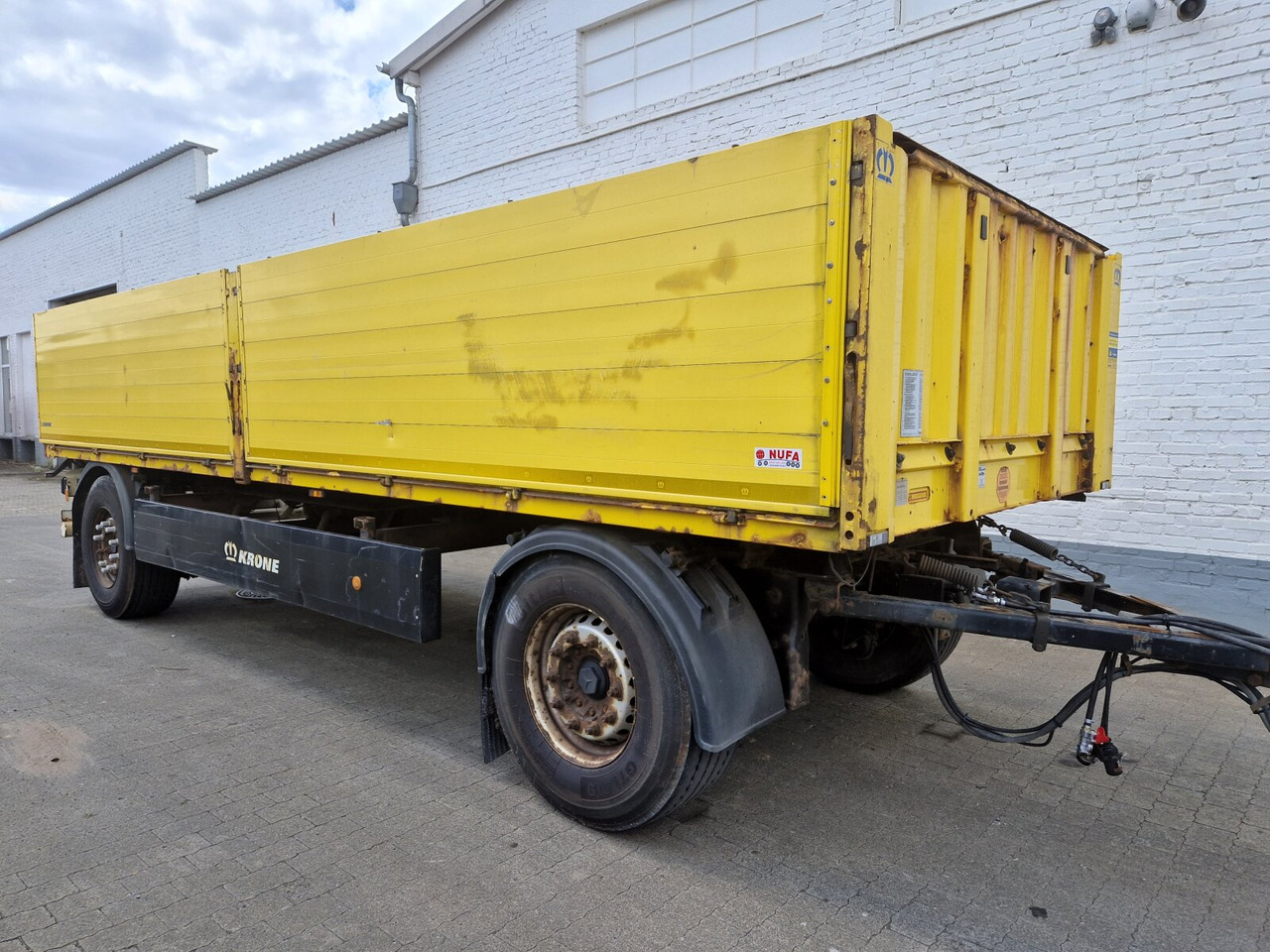 Krone AZP 18 AZP 18 Baustoffanhänger, 5x VORHANDEN! - Platform/ Açık kasa römork: fotoğraf 1 Krone AZP 18 AZP 18 Baustoffanhänger, 5x VORHANDEN! - Platform/ Açık kasa römork: fotoğraf 1