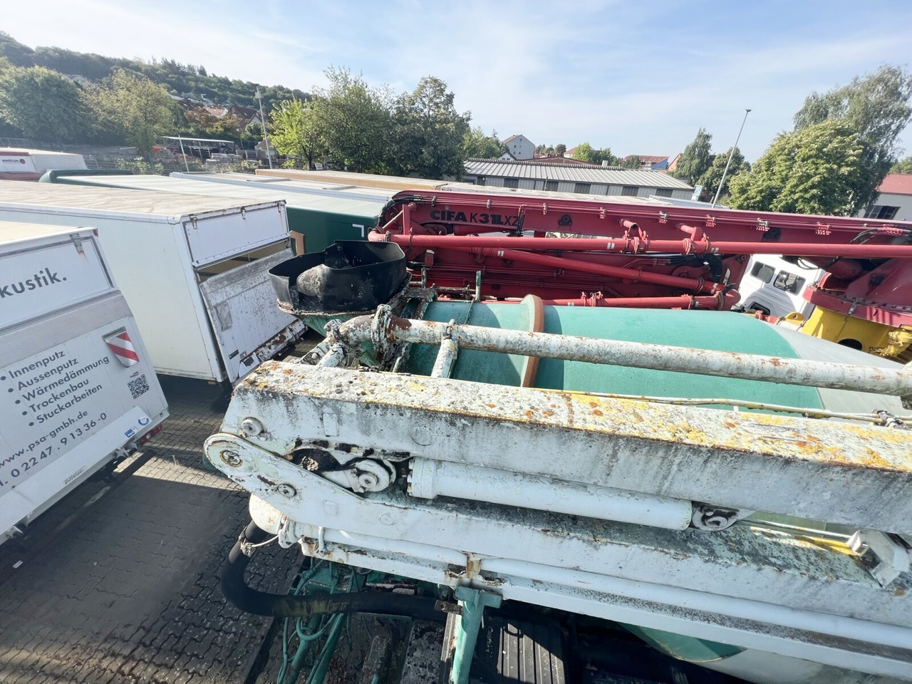 MAN 33.292 8x4 33.292 8x4 Mischer Stetter 7m³ mit Pumpe Schwing 21m, 6-Zylinder - Transmikser: fotoğraf 3 MAN 33.292 8x4 33.292 8x4 Mischer Stetter 7m³ mit Pumpe Schwing 21m, 6-Zylinder - Transmikser: fotoğraf 3