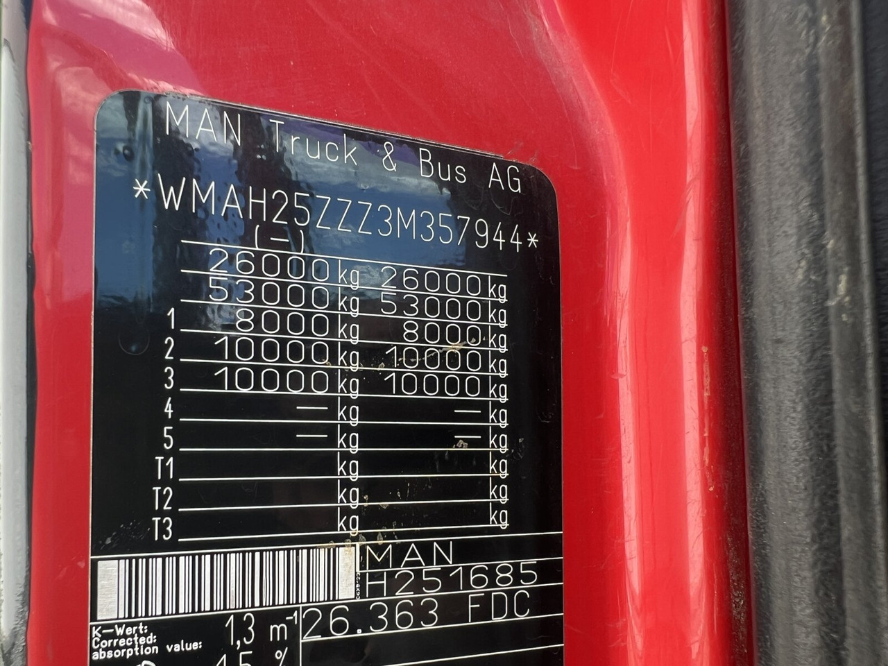 MAN TGA 26.363/410 6x4 BB TGA 26.363/410 6x4 BB, 2-S-Alukipper - Damperli kamyon, Vinçli kamyon: fotoğraf 2 MAN TGA 26.363/410 6x4 BB TGA 26.363/410 6x4 BB, 2-S-Alukipper - Damperli kamyon, Vinçli kamyon: fotoğraf 2