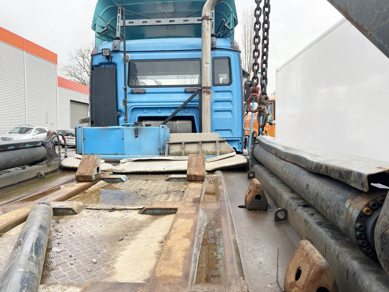 Hidrolift kamyon MAN TGA 26.410 6X2/4 BL Motorschaden! TGA 26.410 6X2/4 BL, Vorlauf Lenk-Liftachse, Meiller Tele.: fotoğraf 11