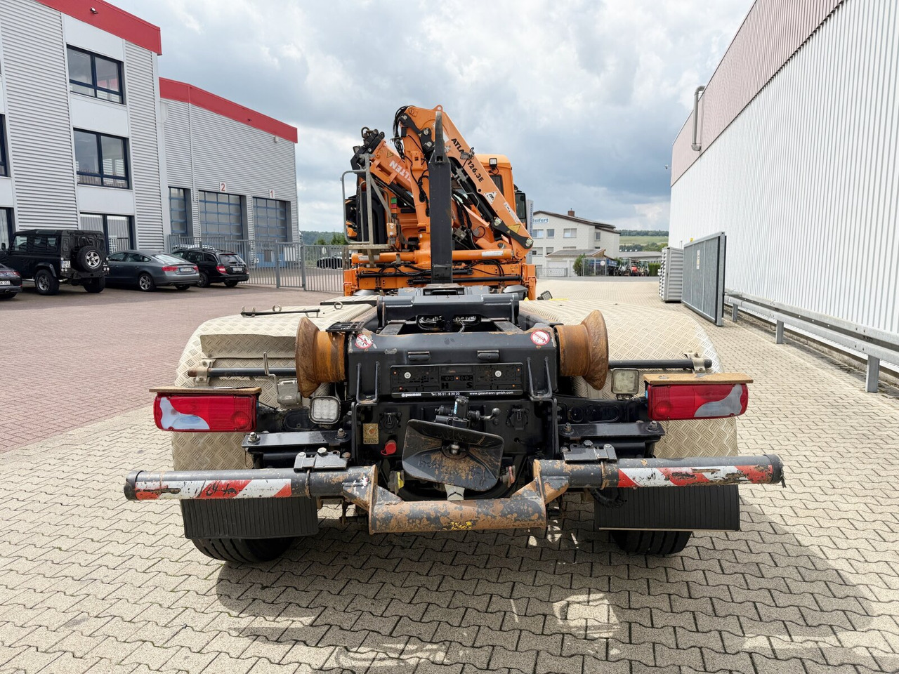 Kancalı yükleyici kamyon, Vinçli kamyon MAN TGS 28.440 6x2-4 BL TGS 28.440 6x2-4 BL, Lenk-/Liftachse, Kran Atlas 126.3E-A2L, Funk: fotoğraf 13