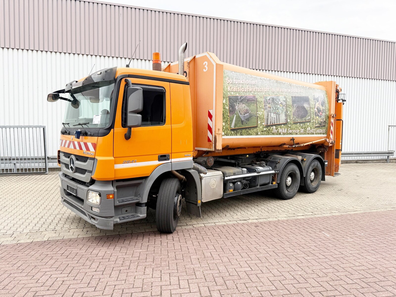 Mercedes-Benz Actros 2641/48 L 6x4 Actros 2641/48 L 6x4, Seilabroller, Haller Lotos, Zöller Schüttung - Çöp kamyonu: fotoğraf 1 Mercedes-Benz Actros 2641/48 L 6x4 Actros 2641/48 L 6x4, Seilabroller, Haller Lotos, Zöller Schüttung - Çöp kamyonu: fotoğraf 1