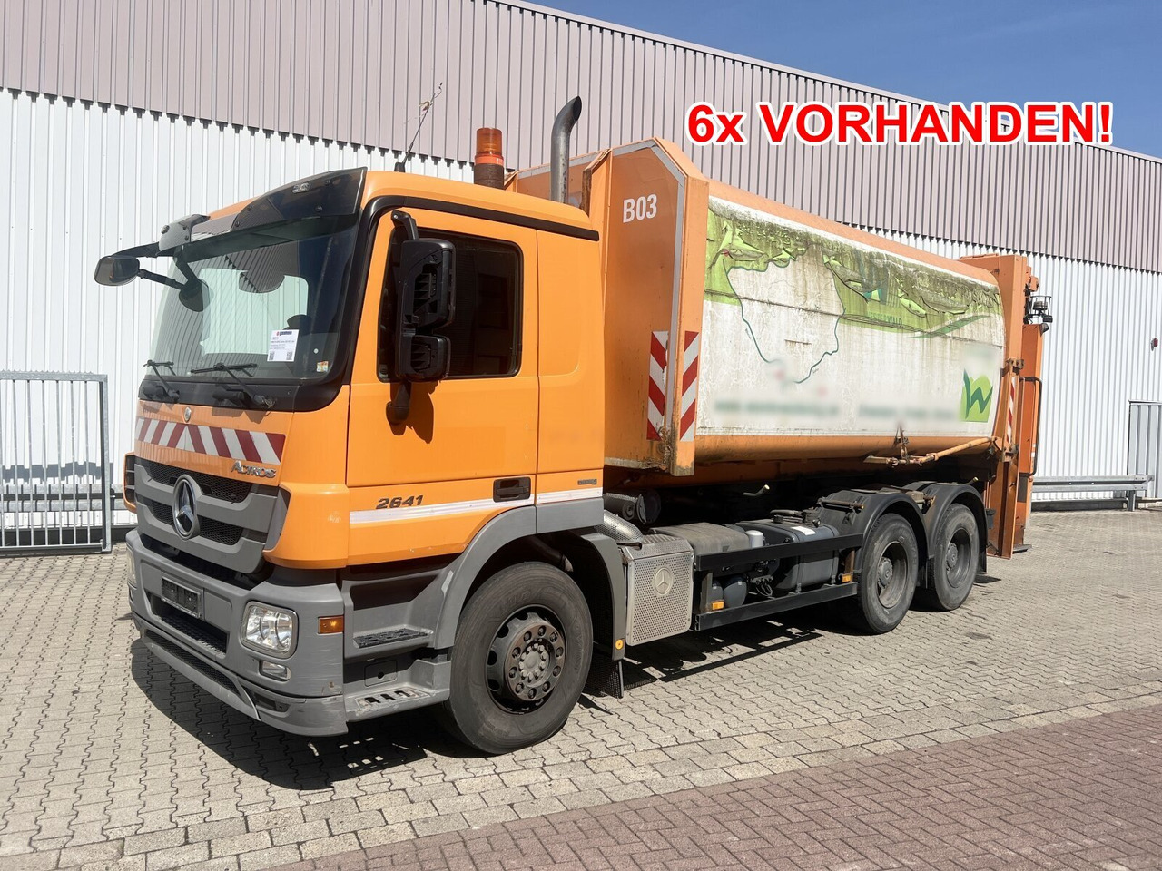 Mercedes-Benz Actros 2641/48 L 6x4 Actros 2641/48 L 6x4, Seilabroller, Haller Lotos, Zöller Schüttung - Çöp kamyonu: fotoğraf 1 Mercedes-Benz Actros 2641/48 L 6x4 Actros 2641/48 L 6x4, Seilabroller, Haller Lotos, Zöller Schüttung - Çöp kamyonu: fotoğraf 1