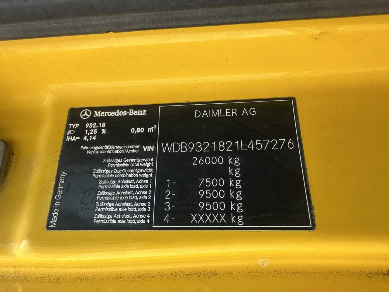 Mercedes-Benz Actros 3348 AK 6x6 Actros 3348 AK 6x6, Bordmatik links - Damperli kamyon: fotoğraf 4 Mercedes-Benz Actros 3348 AK 6x6 Actros 3348 AK 6x6, Bordmatik links - Damperli kamyon: fotoğraf 4
