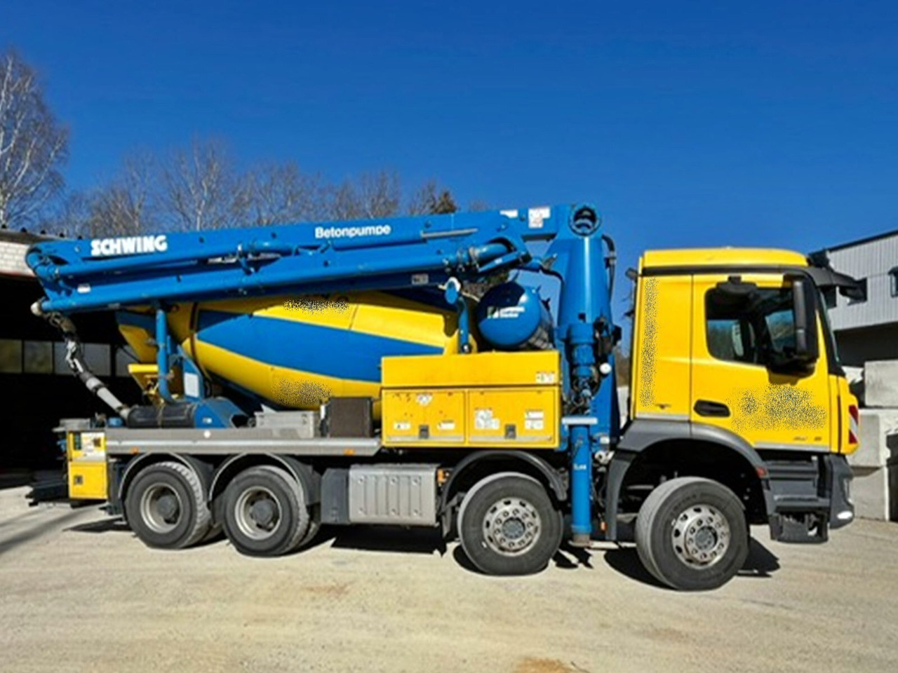 Mercedes-Benz Arocs 3246 B 8x4 Stetter Mischer 7m³, Pumpe 25m Arocs 3246 B 8x4 Stetter Mischer 7m³, Pumpe 25m - Transmikser: fotoğraf 1 Mercedes-Benz Arocs 3246 B 8x4 Stetter Mischer 7m³, Pumpe 25m Arocs 3246 B 8x4 Stetter Mischer 7m³, Pumpe 25m - Transmikser: fotoğraf 1