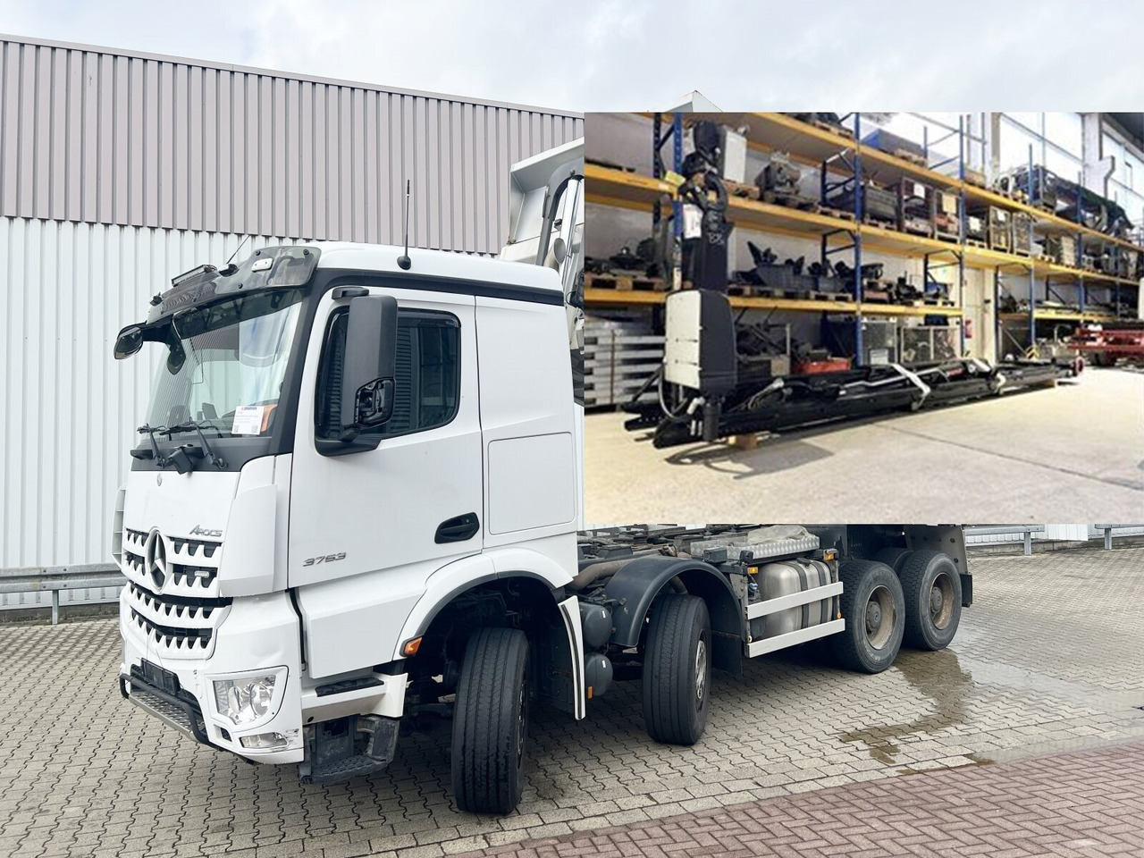 Mercedes-Benz Arocs 3253 K 8x4/4 Arocs 3253 K 8x4/4, Retarder - Kancalı yükleyici kamyon: fotoğraf 1 Mercedes-Benz Arocs 3253 K 8x4/4 Arocs 3253 K 8x4/4, Retarder - Kancalı yükleyici kamyon: fotoğraf 1