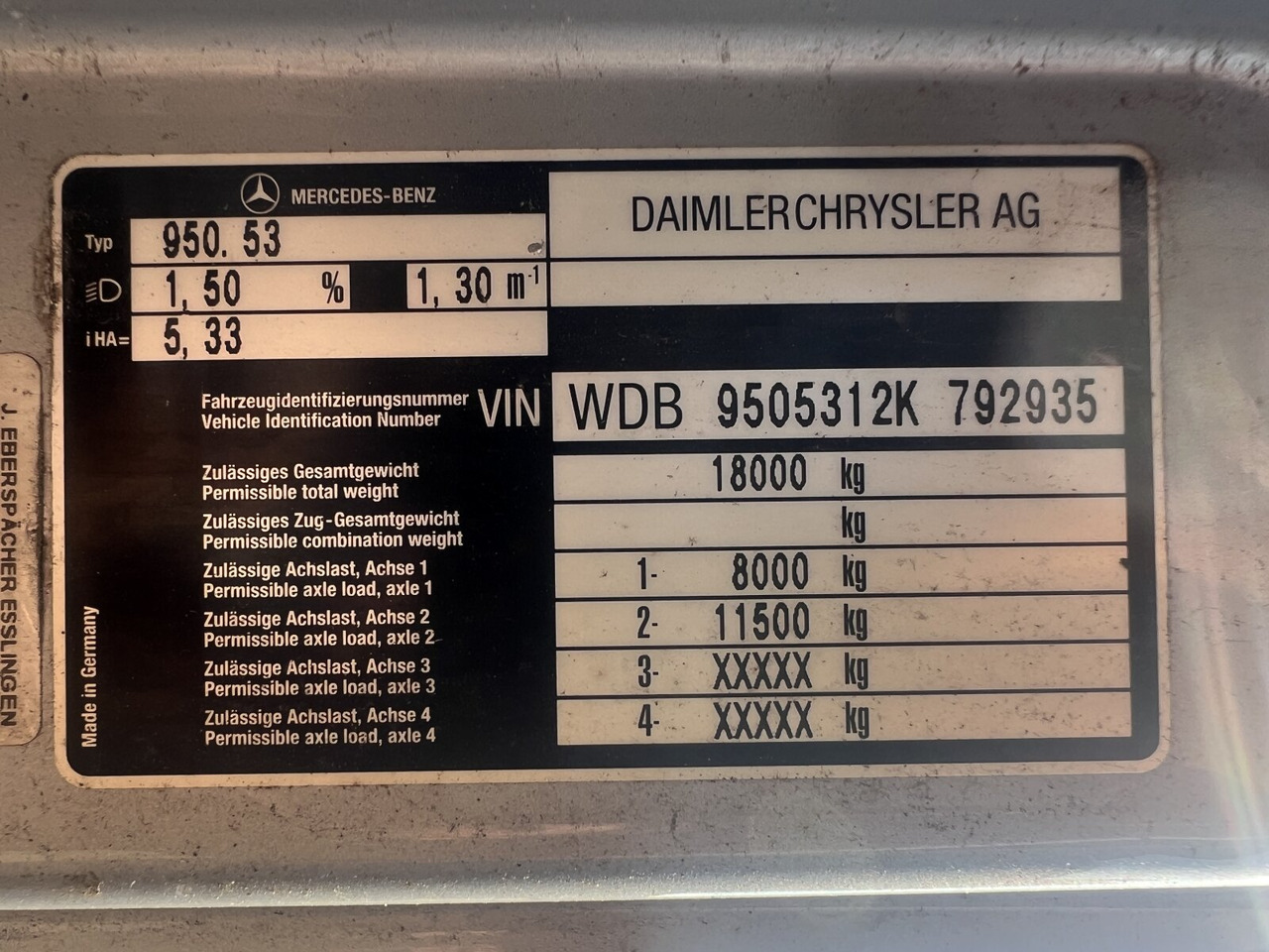 Mercedes-Benz Atego 1828 L 4x2 Atego 1828 L 4x2, Rechtslenker, Winterdienstaustattung - Şasi kamyon: fotoğraf 4 Mercedes-Benz Atego 1828 L 4x2 Atego 1828 L 4x2, Rechtslenker, Winterdienstaustattung - Şasi kamyon: fotoğraf 4