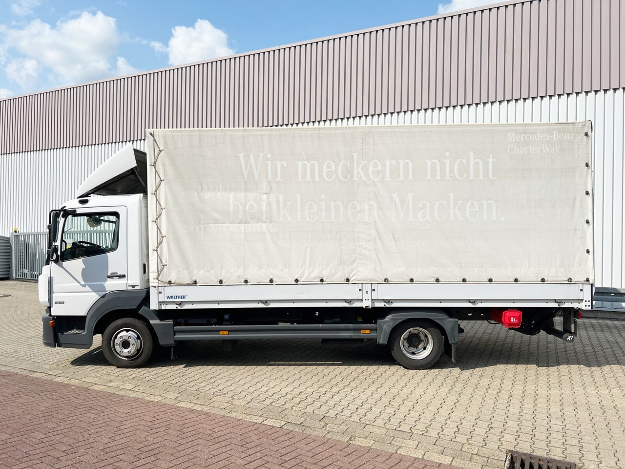 Tenteli kamyon Mercedes-Benz Atego 818/23 L 4x2 Atego 818/23 L 4x2 mit Sörensen LBW: fotoğraf 14