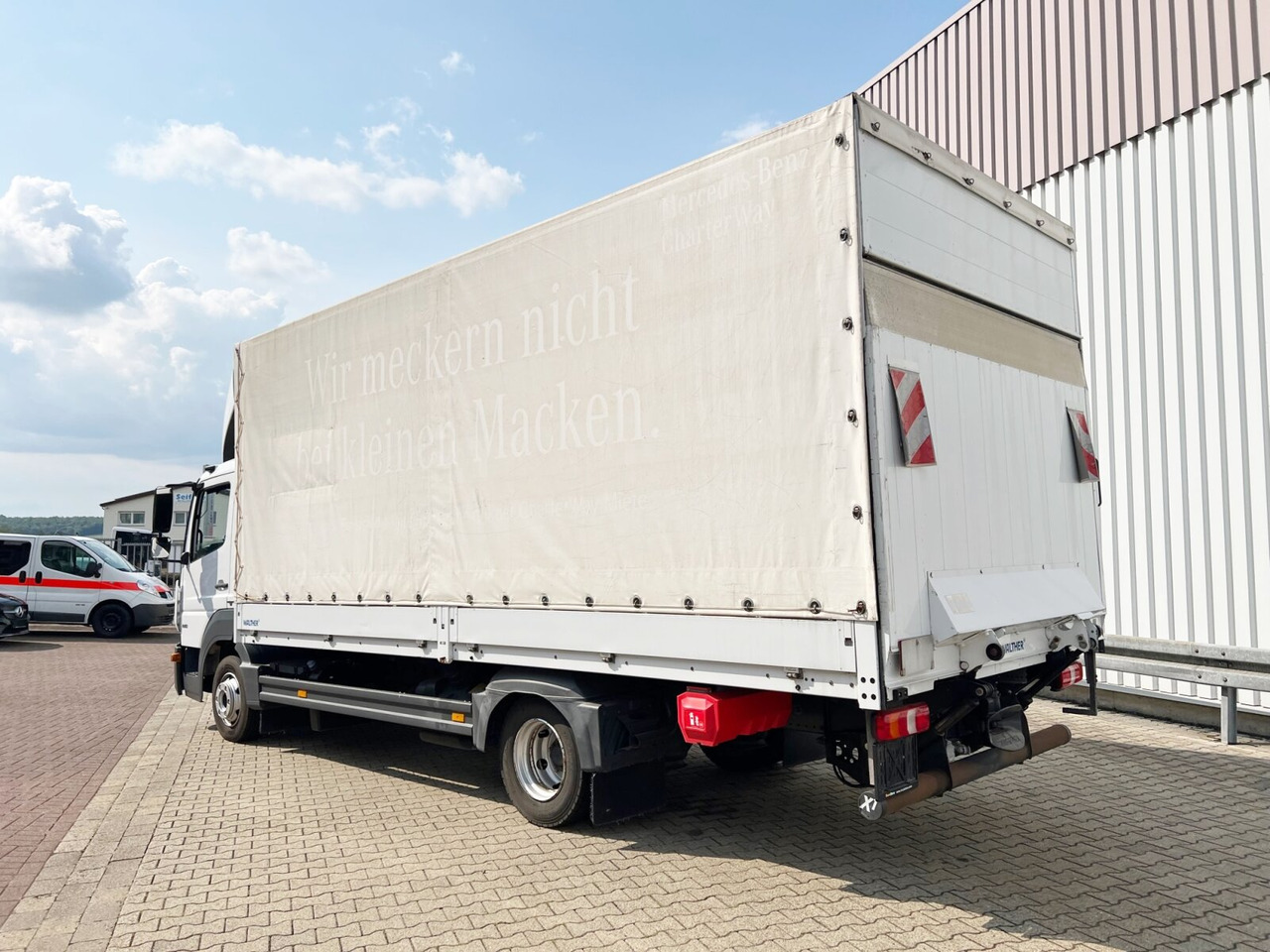 Tenteli kamyon Mercedes-Benz Atego 818/23 L 4x2 Atego 818/23 L 4x2 mit Sörensen LBW: fotoğraf 13