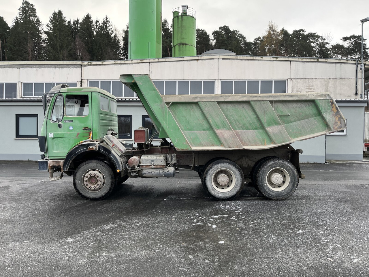 Mercedes-Benz NG 2628 K 6x4 NG 2628 K 6x4, V8, MEILLER Stahlmulde ca. 10³ - Damper: fotoğraf 1 Mercedes-Benz NG 2628 K 6x4 NG 2628 K 6x4, V8, MEILLER Stahlmulde ca. 10³ - Damper: fotoğraf 1