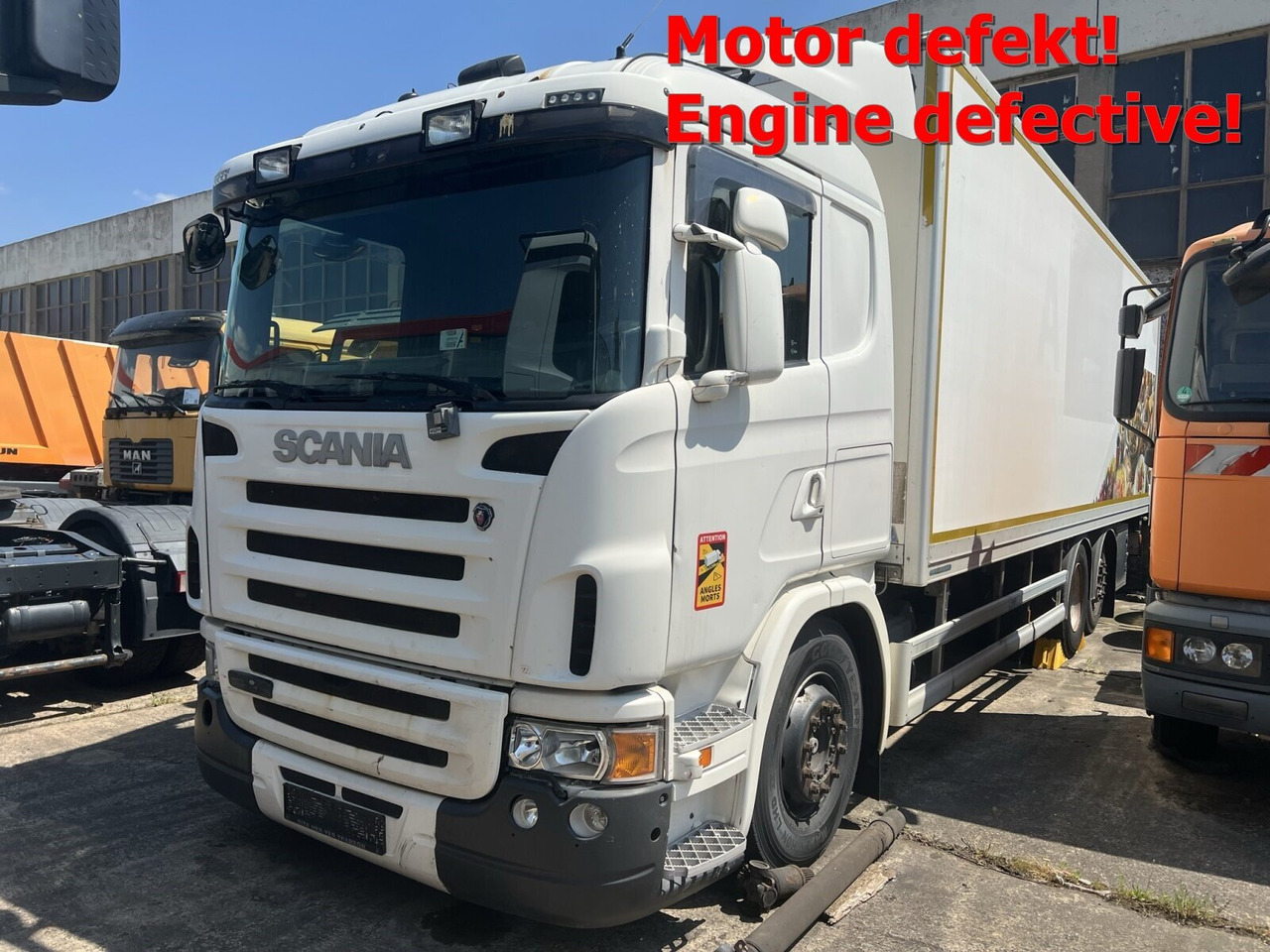 Scania G420 6x2, ERSATZTEILSPENDER! G420 6x2, Liftachse, Hiab LBW, Motor defekt! - Kapalı kasa kamyon: fotoğraf 1 Scania G420 6x2, ERSATZTEILSPENDER! G420 6x2, Liftachse, Hiab LBW, Motor defekt! - Kapalı kasa kamyon: fotoğraf 1
