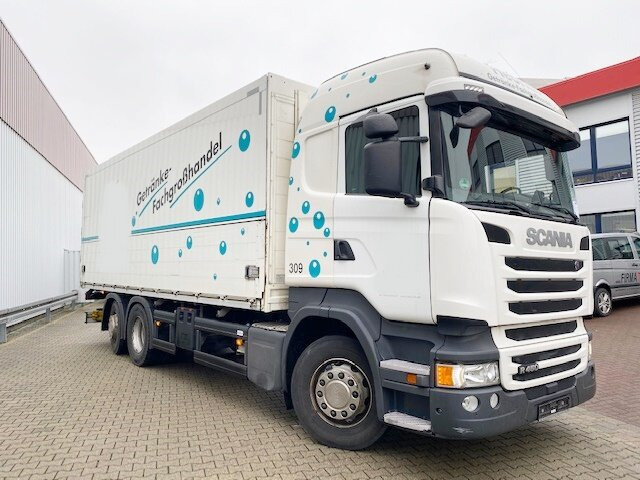 Kapalı kasa kamyon Scania R450 LB 6x2-4 R450 LB 6x2-4 Getränkekoffer, Retarder, Lift-/Lenkachse, Stapleraufnahme: fotoğraf 9