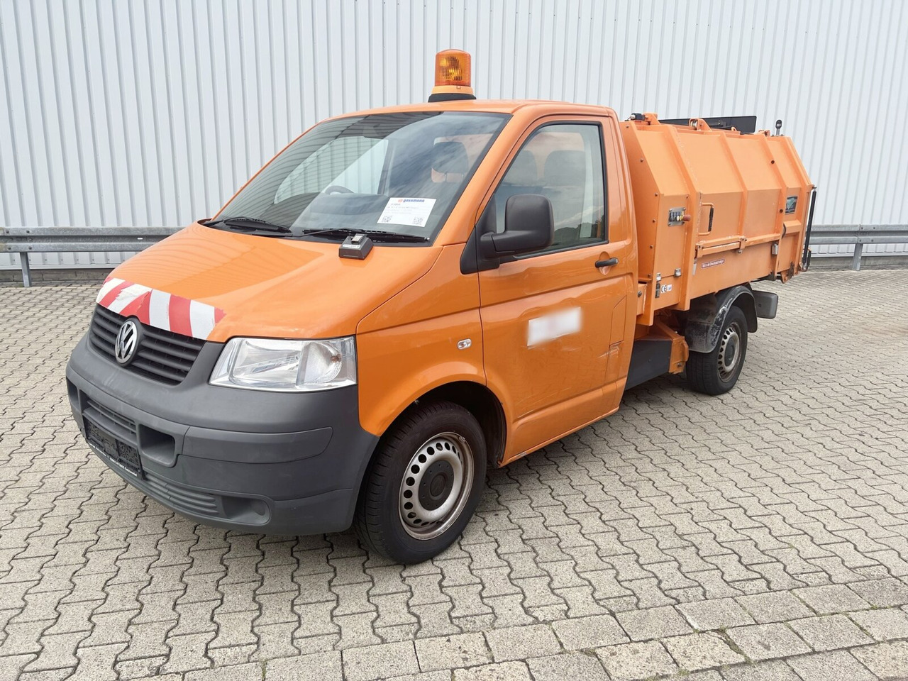 Volkswagen T5 1.9 TDI 4x2 Müllwagen T5 1.9 TDI 4x2, Hagemann Müllpreßaufbau ca. 3,4m³, Rechtslenker - Çöp kamyonu: fotoğraf 1 Volkswagen T5 1.9 TDI 4x2 Müllwagen T5 1.9 TDI 4x2, Hagemann Müllpreßaufbau ca. 3,4m³, Rechtslenker - Çöp kamyonu: fotoğraf 1