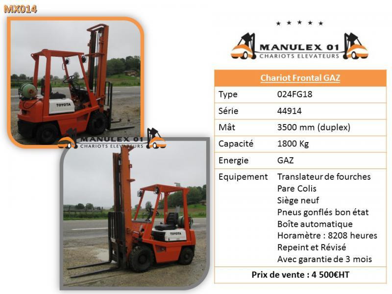 Toyota 024FG18 - Forklift: fotoğraf 4 Toyota 024FG18 - Forklift: fotoğraf 4