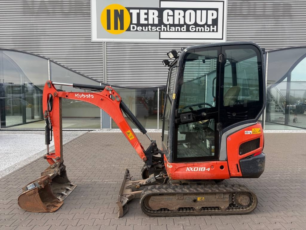 Kubota KX 018-4 - Mini ekskavatör: fotoğraf 1 Kubota KX 018-4 - Mini ekskavatör: fotoğraf 1