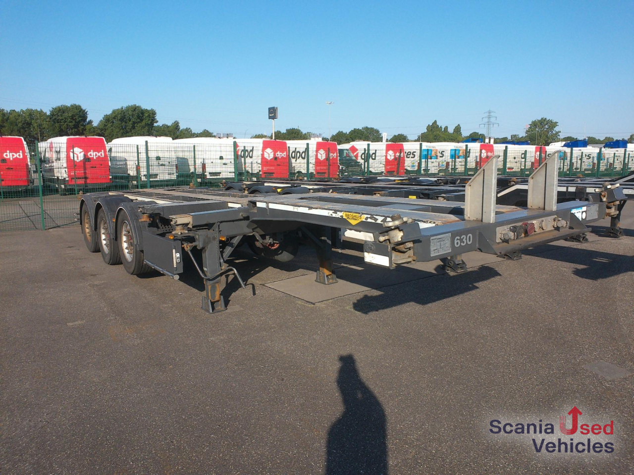 BROSHUIS Container Chassis 20-40-45 Fuss Lift - Konteynır taşıyıcı/ Yedek karoser dorse: fotoğraf 1 BROSHUIS Container Chassis 20-40-45 Fuss Lift - Konteynır taşıyıcı/ Yedek karoser dorse: fotoğraf 1