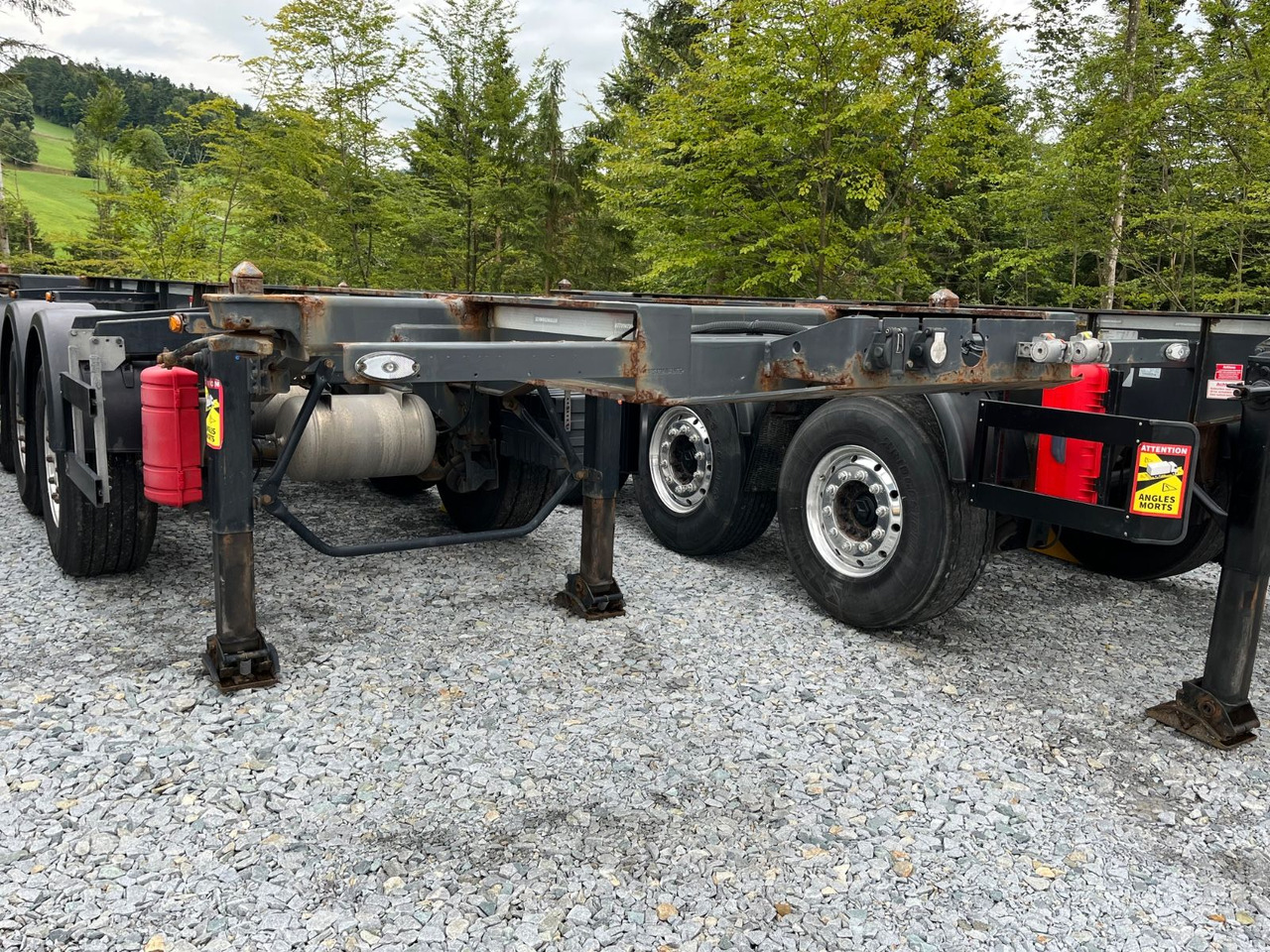 Schwarzmüller S1 R-Serie Tank Chassis ADR SAF Alufelgen - Konteynır taşıyıcı/ Yedek karoser dorse: fotoğraf 2 Schwarzmüller S1 R-Serie Tank Chassis ADR SAF Alufelgen - Konteynır taşıyıcı/ Yedek karoser dorse: fotoğraf 2