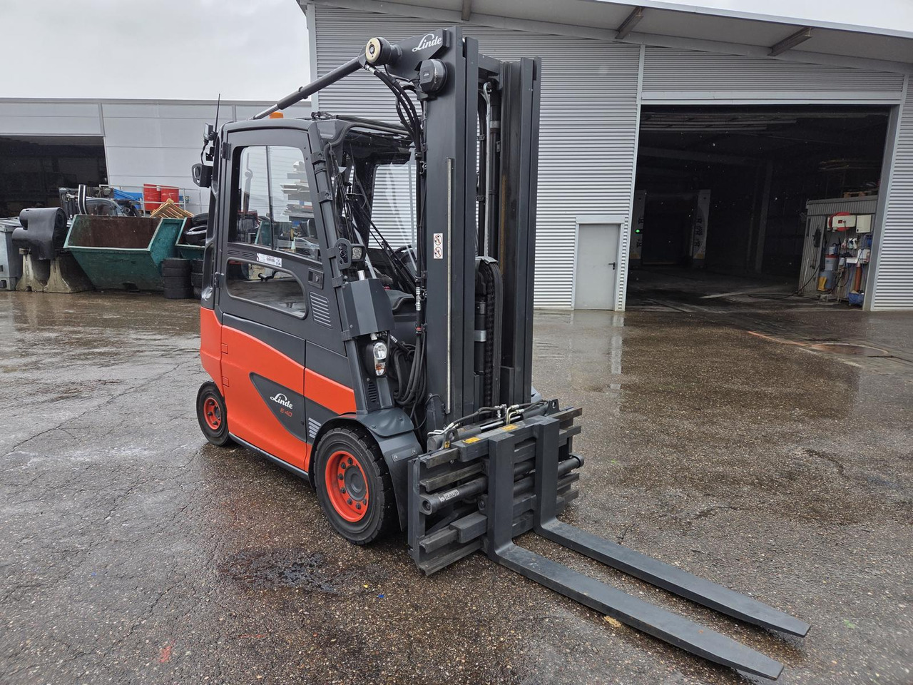 LINDE E40-600 Triplex Elektro Klammergabel - Elektrikli forklift: fotoğraf 2 LINDE E40-600 Triplex Elektro Klammergabel - Elektrikli forklift: fotoğraf 2