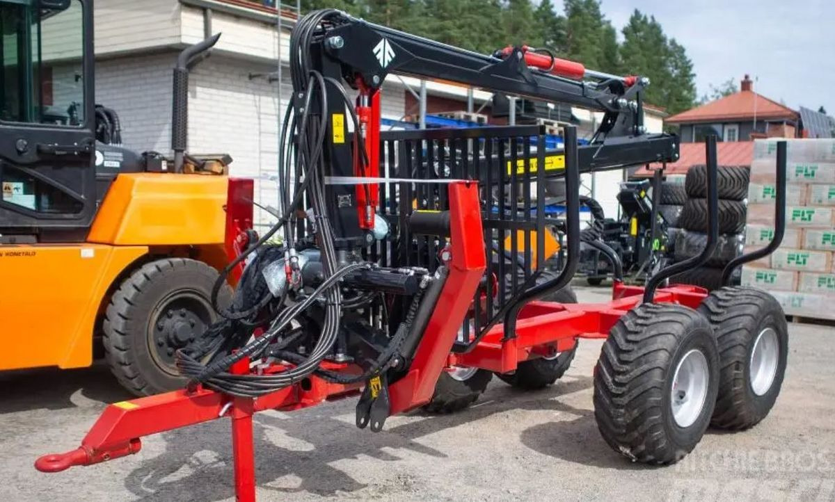 Farmi Rückewagen FT7-6,30m Kran-NEU - Orman römorku: fotoğraf 1 Farmi Rückewagen FT7-6,30m Kran-NEU - Orman römorku: fotoğraf 1