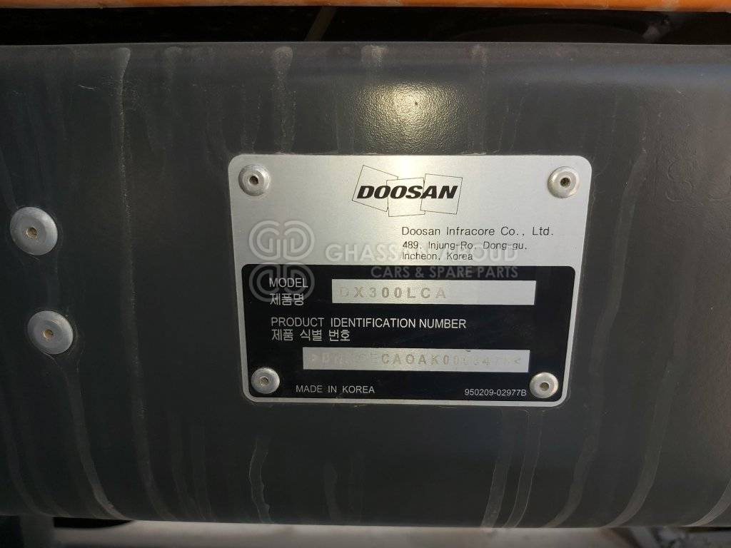 DOOSAN DX300 LCA – CRAWLER EXCAVATOR OPERATING WEIGHT 29.6 TON WITH 1.47 CBM BUCKET (HEAVY DUTY) SHOE 800MM TG MY2022 - Paletli ekskavatör: fotoğraf 5 DOOSAN DX300 LCA – CRAWLER EXCAVATOR OPERATING WEIGHT 29.6 TON WITH 1.47 CBM BUCKET (HEAVY DUTY) SHOE 800MM TG MY2022 - Paletli ekskavatör: fotoğraf 5