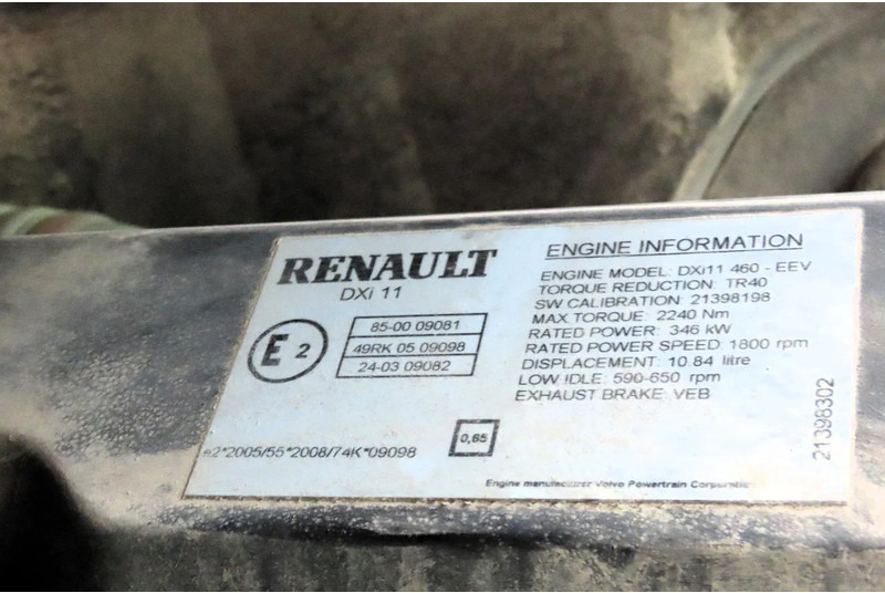 Çekici Renault Premium 460 VF624GPA000075552 , 2 tanks! FRIGO: fotoğraf 11 Çekici Renault Premium 460 VF624GPA000075552 , 2 tanks! FRIGO: fotoğraf 11