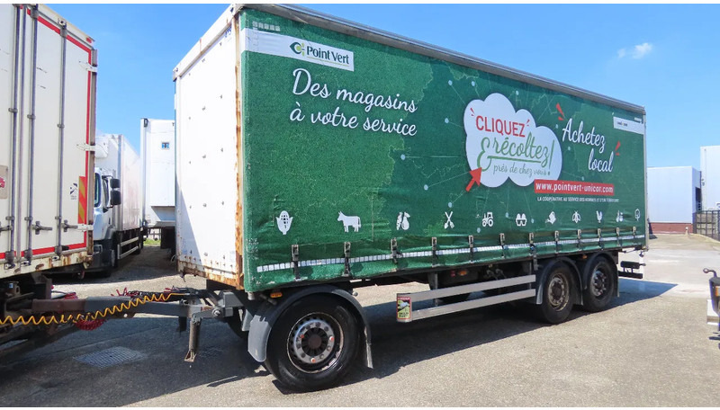 Lecitrailer 27000 kg! Liftaxel, 3 axel BPW, Edscha - Tenteli römork: fotoğraf 2 Lecitrailer 27000 kg! Liftaxel, 3 axel BPW, Edscha - Tenteli römork: fotoğraf 2