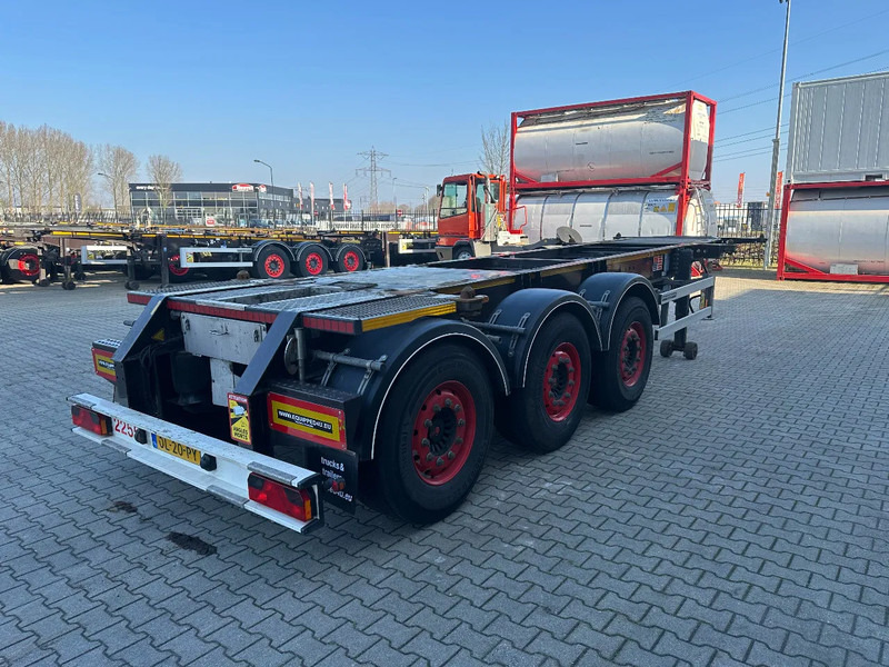 Konteynır taşıyıcı/ Yedek karoser dorse Burg 20FT / 20FT SWAP ADR (EX/II, EX/III, FL, AT) Chassis, 3.690kg, SAF INTRADISC, 2x Liftaxle, NL-chassis, APK/ADR: 08-2025: fotoğraf 7