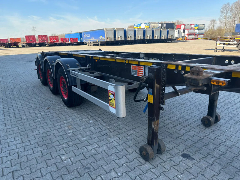 Konteynır taşıyıcı/ Yedek karoser dorse Burg 20FT / 20FT SWAP ADR (EX/II, EX/III, FL, AT), Leergewicht : 3.690kg, SAF INTRADISC, 2x Liftachse, NL-Chassis, APK/ADR: 08-2025: fotoğraf 12