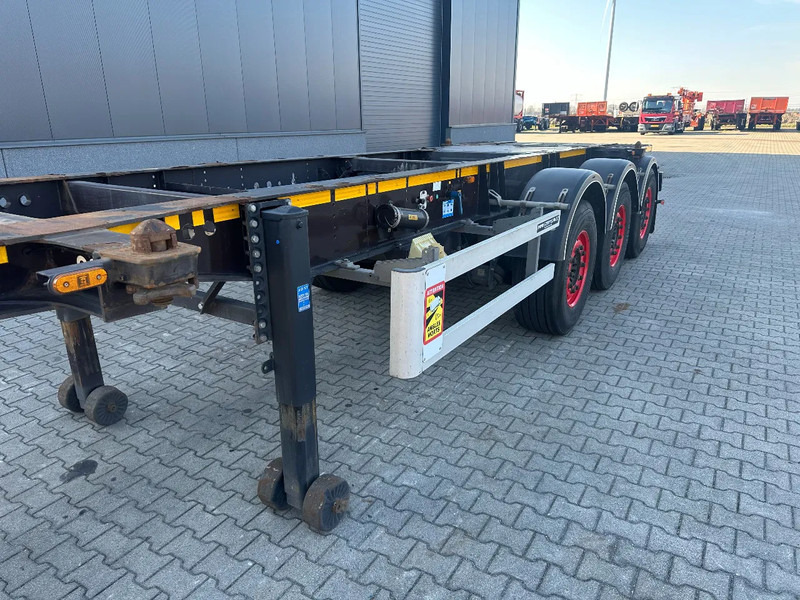 Konteynır taşıyıcı/ Yedek karoser dorse Burg 20FT / 20FT SWAP ADR (EX/II, EX/III, FL, AT), Leergewicht : 3.690kg, SAF INTRADISC, 2x Liftachse, NL-Chassis, APK/ADR: 08-2025: fotoğraf 9