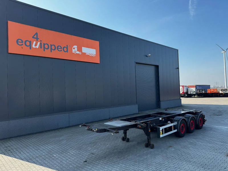 Burg 20FT/3-axles, SAF INTRADISC, ADR (EXII, EXII, FL, AT), 2x LIFTAXLE, NL-Chassis - Konteynır taşıyıcı/ Yedek karoser dorse: fotoğraf 1 Burg 20FT/3-axles, SAF INTRADISC, ADR (EXII, EXII, FL, AT), 2x LIFTAXLE, NL-Chassis - Konteynır taşıyıcı/ Yedek karoser dorse: fotoğraf 1