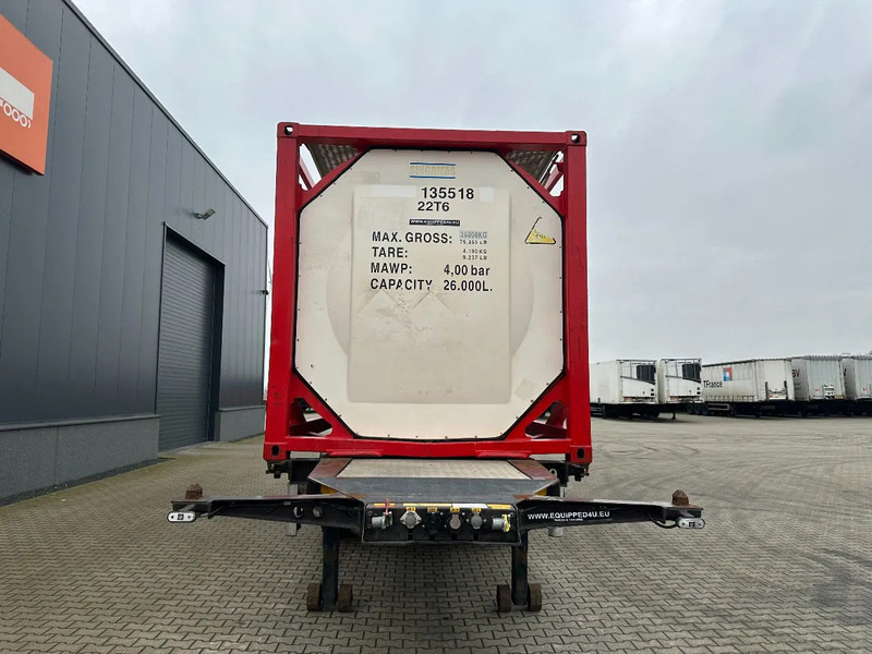 Burg 20FT ADR (EX/II, EX/III, FL, AT) Chassis + Tankcontainer 26.000L /3 baffels - Tanker dorse: fotoğraf 5 Burg 20FT ADR (EX/II, EX/III, FL, AT) Chassis + Tankcontainer 26.000L /3 baffels - Tanker dorse: fotoğraf 5