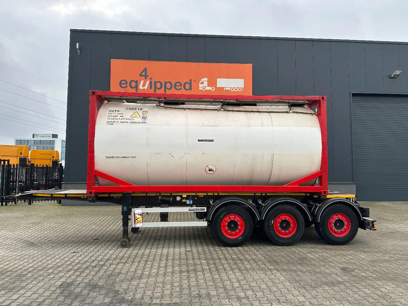 Burg 20FT ADR (EX/II, EX/III, FL, AT) Chassis + Tankcontainer 26.000L /3 baffels - Tanker dorse: fotoğraf 2 Burg 20FT ADR (EX/II, EX/III, FL, AT) Chassis + Tankcontainer 26.000L /3 baffels - Tanker dorse: fotoğraf 2