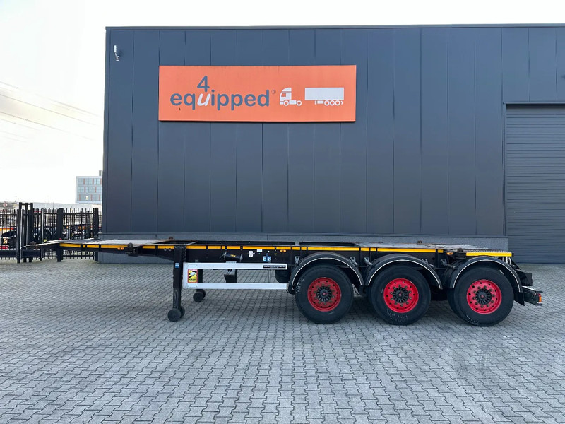Burg 20FT ADR (EX/II, EX/III, FL, AT), Leeggewicht: 3.690kg, SAF INTRADISC, 2x liftaxle, ALCOA, NL-Chassis - Konteynır taşıyıcı/ Yedek karoser dorse: fotoğraf 2 Burg 20FT ADR (EX/II, EX/III, FL, AT), Leeggewicht: 3.690kg, SAF INTRADISC, 2x liftaxle, ALCOA, NL-Chassis - Konteynır taşıyıcı/ Yedek karoser dorse: fotoğraf 2