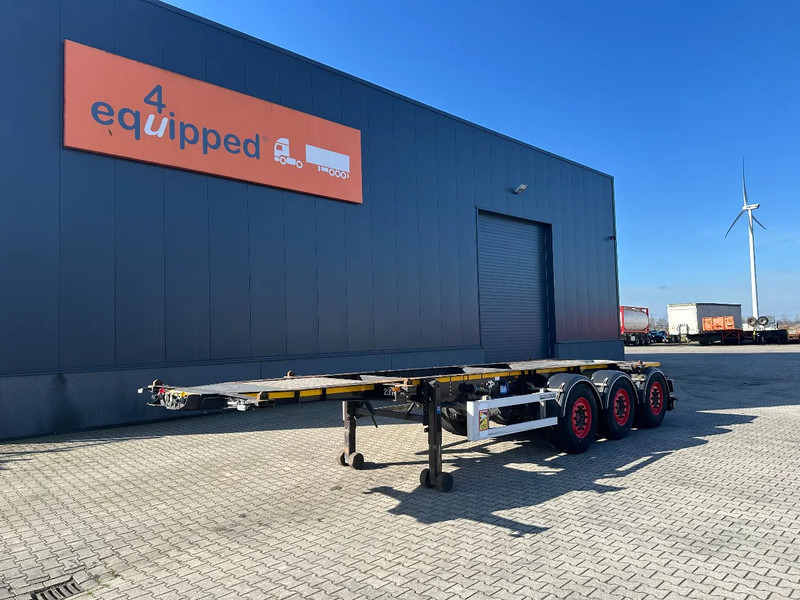 Burg 20FT ADR (EX/II, EX/III, FL, AT), Leergewicht : 3.690kg, SAF INTRADISC, 2x Liftachse, NL-Chassis - Konteynır taşıyıcı/ Yedek karoser dorse: fotoğraf 1 Burg 20FT ADR (EX/II, EX/III, FL, AT), Leergewicht : 3.690kg, SAF INTRADISC, 2x Liftachse, NL-Chassis - Konteynır taşıyıcı/ Yedek karoser dorse: fotoğraf 1