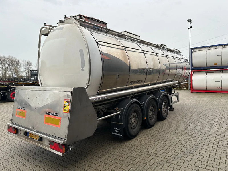 Feldbinder FOOD / LEVENSMIDDELEN / LEBENSMITTEL / 33.500L / 3-COMP / PUMP / NL-trailer / APK: 05-2026 - Tanker dorse: fotoğraf 3 Feldbinder FOOD / LEVENSMIDDELEN / LEBENSMITTEL / 33.500L / 3-COMP / PUMP / NL-trailer / APK: 05-2026 - Tanker dorse: fotoğraf 3