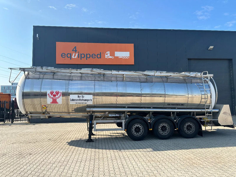 Feldbinder FOOD / LEVENSMIDDELEN / LEBENSMITTEL / 33.500L / 3-COMP / PUMP / NL-trailer / APK: 05-2026 - Tanker dorse: fotoğraf 2 Feldbinder FOOD / LEVENSMIDDELEN / LEBENSMITTEL / 33.500L / 3-COMP / PUMP / NL-trailer / APK: 05-2026 - Tanker dorse: fotoğraf 2