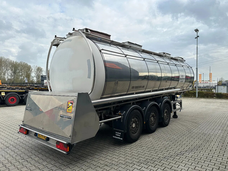 Feldbinder FOOD / LEVENSMIDDELEN / LEBENSMITTEL / 33.500L / 3-COMP / PUMP / NL-trailer / APK: 10-2026 - Tanker dorse: fotoğraf 3 Feldbinder FOOD / LEVENSMIDDELEN / LEBENSMITTEL / 33.500L / 3-COMP / PUMP / NL-trailer / APK: 10-2026 - Tanker dorse: fotoğraf 3