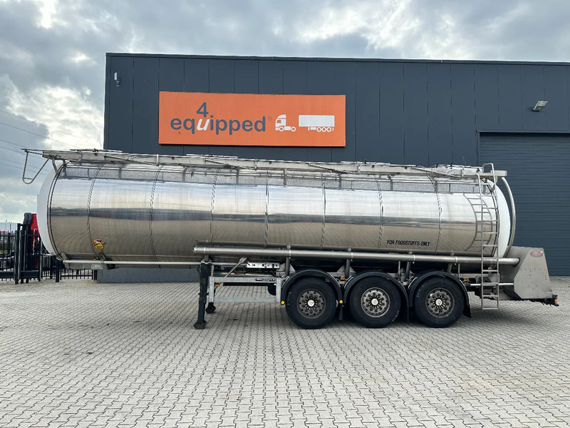 Feldbinder FOOD / LEVENSMIDDELEN / LEBENSMITTEL / 33.500L / 3-COMP / PUMP / NL-trailer / APK: 10-2026 - Tanker dorse: fotoğraf 2 Feldbinder FOOD / LEVENSMIDDELEN / LEBENSMITTEL / 33.500L / 3-COMP / PUMP / NL-trailer / APK: 10-2026 - Tanker dorse: fotoğraf 2