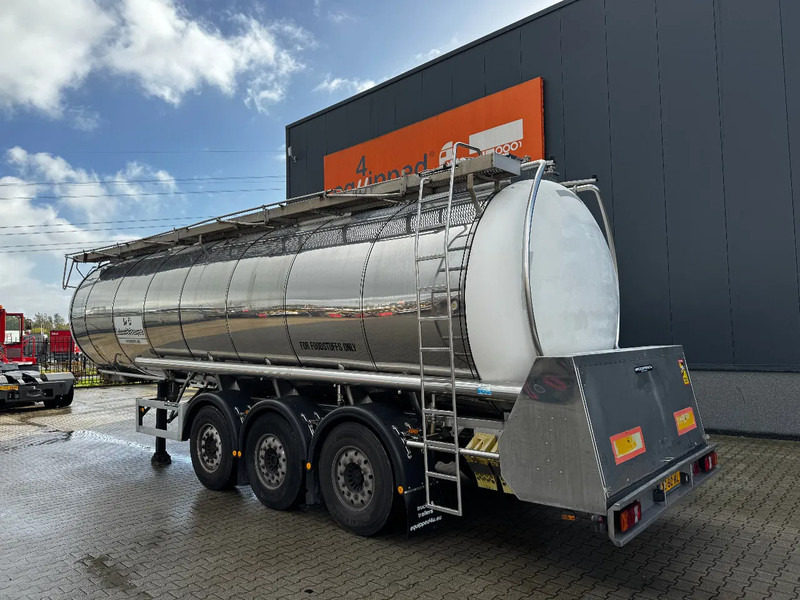 Feldbinder LEBENSMITTEL / LEVENSMIDDELEN FOOD / 33.500L / 3-COMP / PUMPE / INOX / NL-trailer / APK: 05-2026 - Tanker dorse: fotoğraf 4 Feldbinder LEBENSMITTEL / LEVENSMIDDELEN FOOD / 33.500L / 3-COMP / PUMPE / INOX / NL-trailer / APK: 05-2026 - Tanker dorse: fotoğraf 4