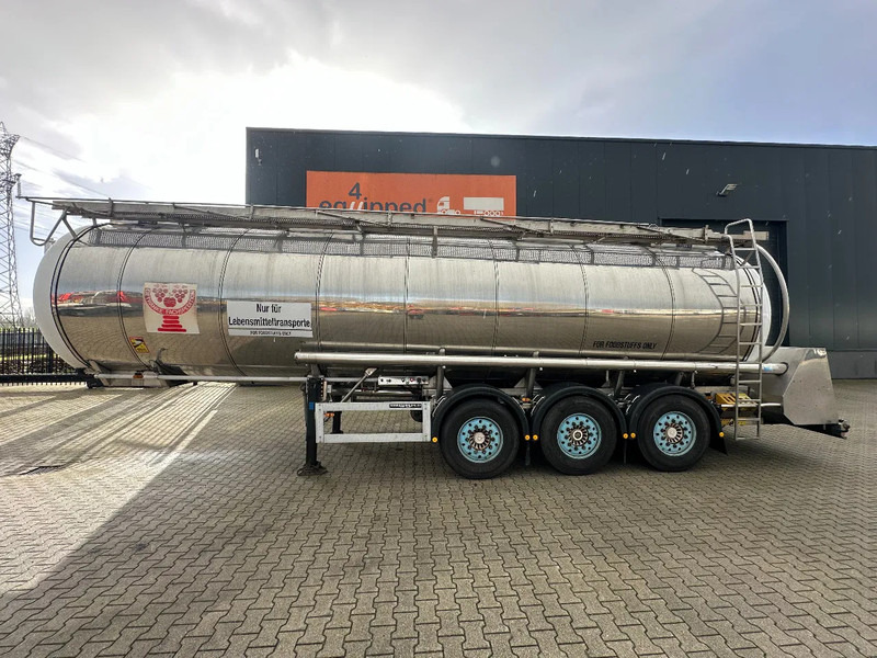 Feldbinder LEBENSMITTEL / LEVENSMIDDELEN FOOD / 33.500L / 3-COMP / PUMPE / INOX / NL-trailer / APK: 07-2026 - Tanker dorse: fotoğraf 2 Feldbinder LEBENSMITTEL / LEVENSMIDDELEN FOOD / 33.500L / 3-COMP / PUMPE / INOX / NL-trailer / APK: 07-2026 - Tanker dorse: fotoğraf 2